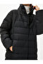 Puffer Jacket Mock Neck Snap Button Relaxed Fit - 5