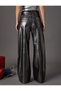 Extra Wide Leg Silver Leaf Jeans with High Waist Pockets - Bianca Jean - 5