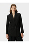 Blazer Jacket Double Breasted Buttoned with Flap Pockets - 3
