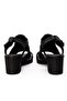 Dory 2202 Model Women's Genuine Leather Heeled Sandals - 3