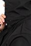 Women's Black Lined Water Repellent Bondit Plus Size Trench Coat - 6