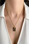 Women's Steel Necklace Tarot Series Flat Chain Hand Endless Pattern the Magician Pendant