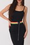 Pinkmark Women's Rainbow 4 cm Width Adjustable Rubber Belt Pmkm25735 - 2