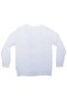 Girl's White Stripe Knitted Patterned Pearl Buttoned Knitwear Cardigan - 2
