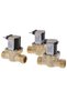 1/2" 220V Normal close 1PC G1/2'' Brass Electric Solenoid Valve DC 12v 24v AC220v for Solar Water He