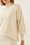 Women's Beige Double Knitwear Set 20246907 - 4