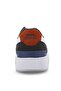 Comfortable Lace-Up Casual Sneaker Women's Shoes White Blue - 6