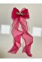 Women Long Tulle Bow Buckle - Automatic Bow Buckle - Long Chiffon Bow Buckle - 3