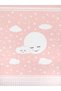 Asian Collection Pink White Moon Stars and Cloud Detailed Woven Base Modern Decorative Carpet Asian27 - 2