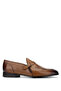 Men's Genuine Leather Tan Loafer Shoes