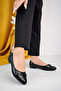 Pointed Toe Chain Accessory Casual Women's Ballerinas - 3