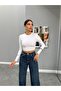Darkblue Tasseled Wide Leg Jeans - 3