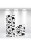 Foil Finish and Cats Patterned Refrigerator and Dishwasher Cover