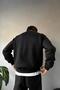 Basic Oversized Sweatshirt Black - 2