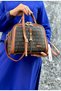 Mega Polo Women's Tan 4-Compartment Flap Shoulder and Crossbody Bag - 5
