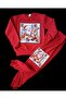 Girl/Boy 2 Thread Raised New Year Themed (Santa Claus Printed) Bottom-Top Set