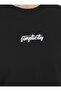 Oversize Print Detailed Women's T-Shirt - Black - Benin - 4