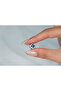Blue Stone Crystal Stainless Steel Charm - 6