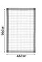 Serina 4-Piece Checkered Set, Kitchen Drying Cloth, Nutrition Cover, American Service, Gray Set 45X70Cm - 4