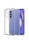 Samsung Galaxy M54 Compatible Transparent Silicone Case - Flexible Full Protection Cover with Camera Protection