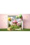 Colorful 200X150Cm Photography Backdrop with Mushroom House Theme for Children's Parties