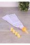 Cream Piping Bag 8 Pieces Decorative Tip Assortment - 3