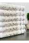 6 Li Velvet Luxury Jacquard Dowry 50X90 Hand and Face Towel