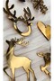 Christmas Tree Gold Ornament Set of 6