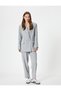 Blazer Jacket Double-Breasted Double Button Pockets Lined - 2
