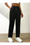 Double Leg Double Pleated Trousers-Black - 2