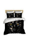 Alpha Wolf 3D Digital Double Duvet Cover Pillow Set