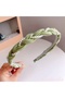 Ivy Pearl Design Soft Women's Crown Green - Lightweight Flexible Crown Headband with Pearls - 2
