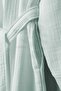 Mint Green Unisex Kimono Muslin Bathrobe - High Moisture Absorption and Fast Drying - 7