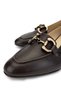 Women's Genuine Leather Brown Heeled Shoes - 3