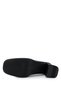 Women's Genuine Leather Black Leather Heeled Shoes - 4