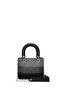 Black Stone Mini Shoulder Bag - Chain Strap, Women, 24wbd2870ts