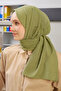 Kübra Koç Comfort Cotton Shawl - Sage - 2