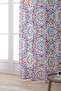 Red Ethnic Tulip Motif Special Design Pillow Digital Printed Curtain Otyk002-pr - 2
