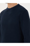Navy Blue Regular Fit Sweatshirt 50296485 -Vr033 - 7