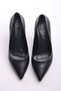 Black Color Heeled Shoes Goblet Heeled Shoes Daily Shoes Black Stiletto New Season 9 Cm - 7