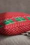 Velvet Babyface Red Christmas Themed Throw Pillow Pillow Case - Cgh225 - 2