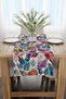 Cream Multicolored Leaf Patterned Runner - Cgh063-rn - 2