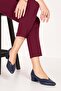 Genuine Leather Classic Heeled Stylish Shoes Şhn.1068 - 2