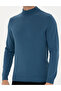 Kobalt Slim Fit Half Turtleneck Basic Knitwear Sweater 50276161-Vr077 - 6