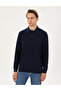 Navy Blue Regular Fit Sweatshirt 50293236-Vr033 - 3