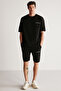 Colombia men's 2-piece set comfort fit casual style embroidered black tracksuit set - 5