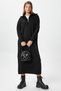 Women's Magie Polo Neck Zip Black Long Knitwear Dress - 4