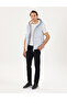 Light Blue Hooded Puffer Warm Vest 50293233-Vr003 - 4