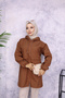 Hooded Zippered Trench Coat - 3