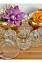 PAŞABAHÇE Basic Cup Set 12 Pieces for 6 Persons Specially Embroidered Gilded Gift Bridal Set Luxury - 4
